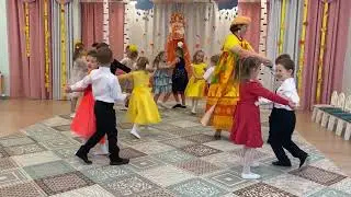 Осенний праздник. Парный танец. Подготовительная группа.