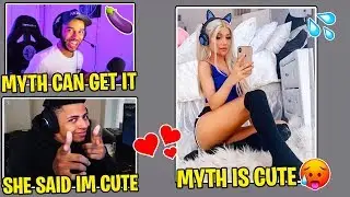 Hamlinz Reacts to *HOT* Streamer CALLING Myth Cute!!