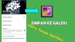 Cara Menyimpan Foto Profil WhatsApp Orang lain | Tanpa Aplikasi