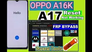 Unlock Google Account Bypass | Hydra Tool | Google Account Bypass | Hard Reset | Oppo A17 (CPH2477)