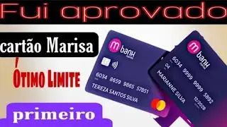 cartão m bank das Marisa aprovando geral peça o seu 👏👏