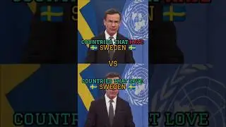 countries that hate Sweden vs countries that love Sweden#shorts#viralshorts