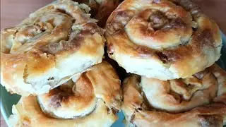 If there is flour, water, salt and minced meat at home, everyone can easily make this recipe!