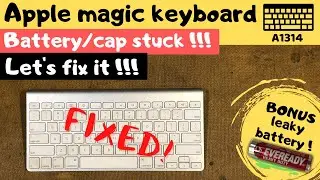 Apple Magic Keyboard Battery Cover Stuck