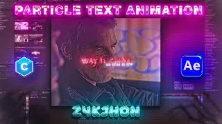 How To make Particle Text Animations Like 