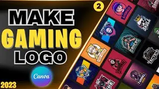 How to Make gaming logo|Gaming logo on mobile|Canva logo design|