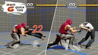 Brad Wong's (while running)p Side Step Punish | DOA6 Quick Tips