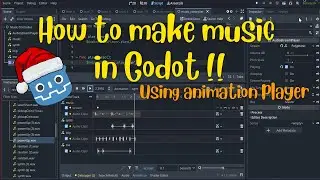 How to make Music in GODOT using animation player node!