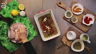 Pollo al za'atar y miel