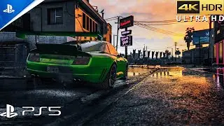 GTA 5 Remastered (PS5) 4K HDR Gameplay Ray Tracing (New Update Graphics)