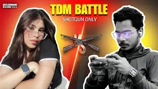 🔥 Crazy 1v1 Shotgun Match Against a Pro Girl Gamer | HackurIsLive - BGMI #1v1 #girlgamer #Hackur