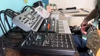 Ambient jam - Octatrack, Syntakt, Microfreak, SP404mk2, OP1 and guitar
