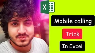 Excel Mobile Calling Trick and how to convert hard copy to soft copy through excel.