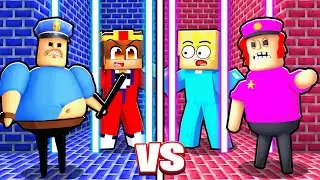 BARRY GEFÄNGNIS vs. MÄDCHEN BARRY GEFÄNGNIS in Minecraft!