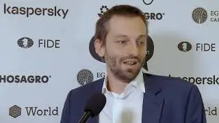 Riga Grand Prix 2019  Round 3, game 1 Interview with Maxime Vachier Lagrave and Alexander Grischuk