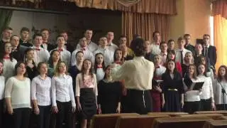 А. Кушніренко "Виглядала мати сина" диригує Підфігурна Ярослава ХГПА