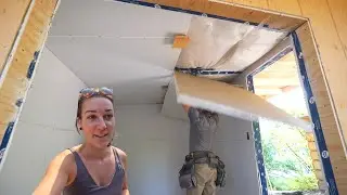 Struggling Without Her! Off Grid Power Shed Build
