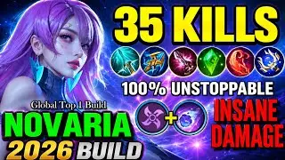 Novaria 1 hit build 2026 || Top 1 Global Novaria ~ 