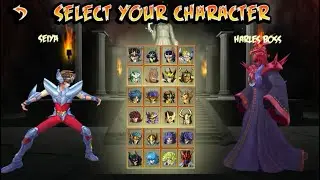 Saint Seiya Unity Preview New 3D Characters Selection Screen and Roaster Characters