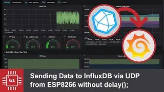 Пересылаем данные с ESP в Influxdb по UDP более 800 CPS