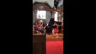 Schumann Piano trio op. 63 2016 student recital