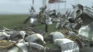 Total WAR: Medieval 2, LANCERS VS GOTHIC KNIGHTS Epic battle