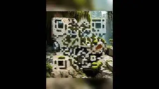 QR code Turn into Abandoned QR Code Car Art