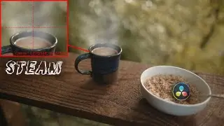 Create STEAM coming out of a cup | Davinci Resolve 18 Fusion Tutorial | Super Easy