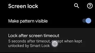 How to change screen sleep and screen lock timeout on Android 11