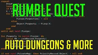 RUMBLE QUEST | HACK/SCRIPT | AUTO DUNGEONS & MORE!