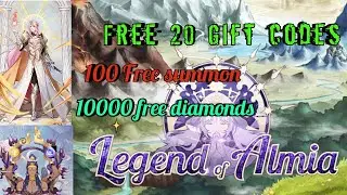 Legend of Almia Gift codes . 20 working Gift code . 10000 free diamonds. 100 Free summon