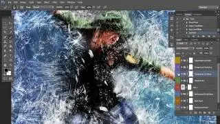 Frost Photoshop Action Tutorial