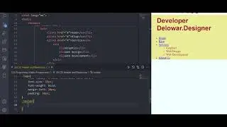 CSS 28 CSS Header and Navbar | How to Create A Navigation Bar using HTML and CSS |