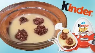 Preparing a giant KINDER JOY