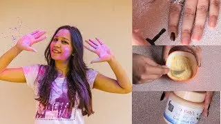 LAST MINUTE HACKS/TIPS to save your hair, skin and nails this HOLI!!!!!