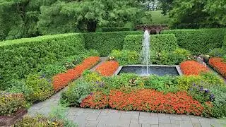 Longwood Gardens small fountain garden