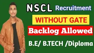 NSCL Recruitment 2020 || Nscl vacancy 2020 || Nscl syllabus