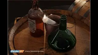 Blender - Day #5 - Candle and other details - Project Gunpowder