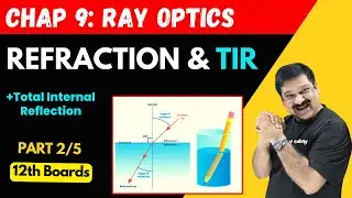Refraction of Light💥Total Internal Reflection 🎯Part 2/5 Chapter 9 Ray optics 💥 Class 12 Physics