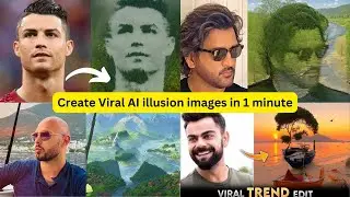 how to create ai illusion images ai illusion photo editing trending ai illusion photo editing 2025