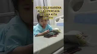 Kita diuji karena Allah sayang kita, Allah ingin mengatakan bahwa kamu kuat #inspirasi #semangat