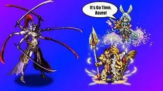 FFBE - Blade Breaker Esther Breaks All 6 of Asura's Blades, and Imperial Shield Wilhelm is there.
