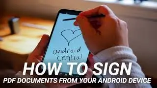 How to sign PDF documents from your Android device