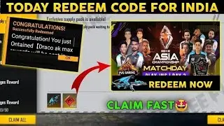 FREE FIRE REDEEM CODE TODAY || FF REWARD REDEEM CODE TODAY || 8 DECEMBER REDEEM CODE TODAY