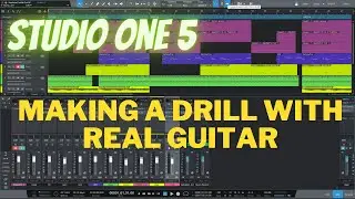 Studio One How to make a beat using a Real Guitar