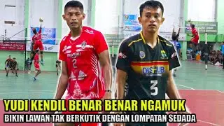 FINAL - EDAN !! YUDI KENDIL BENAR BENAR NGAMUK LAWAN TAK DIBERI AMPUN || VOLI TERBARU DANBRIGIF CUP