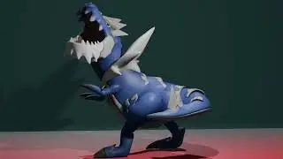 Shiny Tyrantrum Roars like Jurassic Park Trex