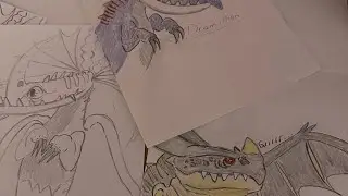 Tutorial/How do I draw in my own style??! Here’s how I do it! HTTYD  #httyd #artwork #art #dragons