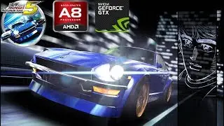 Wangan Midnight Maximum Tune 5 on AMD A8 7600 and GTX 1050 TI
