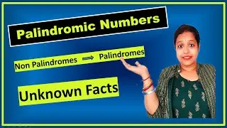 Palindrome Numbers How to find palindrome numbers Palindromic numbers